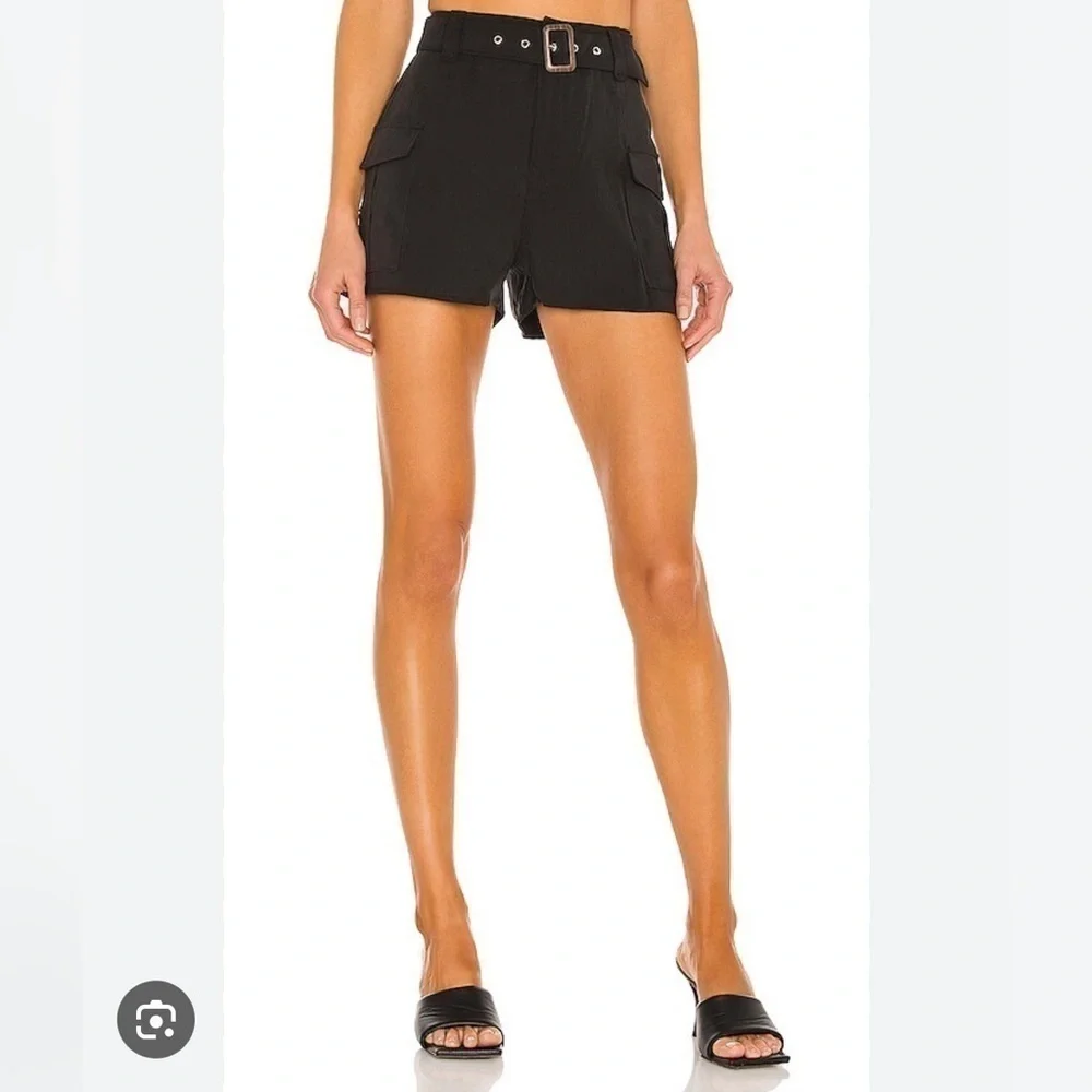 Paige Denim Carolina Belted Black Shorts 💕